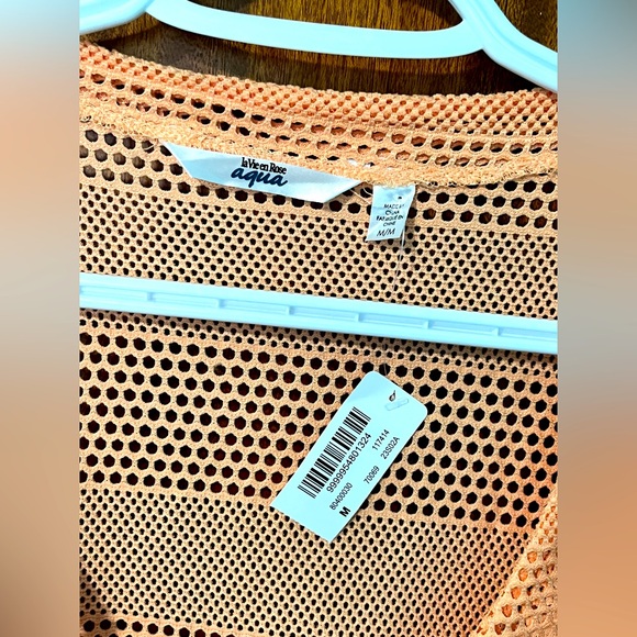 La Vie En Rose Swim Coverup - Orange - Picture 3 of 3